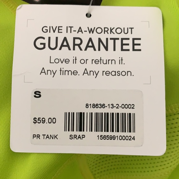 Athleta Yellow PR Tennis Tank Top S - Picture 8 of 14